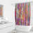 Abstract Shower Curtain-740110671