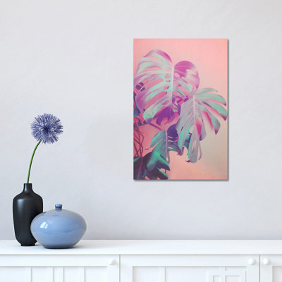 Growing Monstera 1 Piece Wrapped Canvas Painting