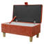 69.85cm Wide Rectangle Solid Colour Footstool Ottoman with Storage