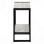 Table d'appoint, table d'appoint, table de bout, table de chevet, lampe, salon, métal stratifié, industriel-187747922