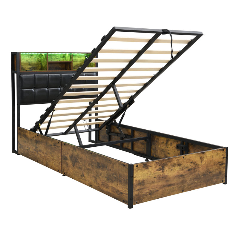 Ottoman Storage Bed, Single (3')