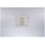 Ventilateur de plafond en cristal 19,6 po avec ensemble d'éclairage, ventilateur de lustre encastré en or et blanc avec télécommande, moteur à courant continu réversible pour chambre à coucher