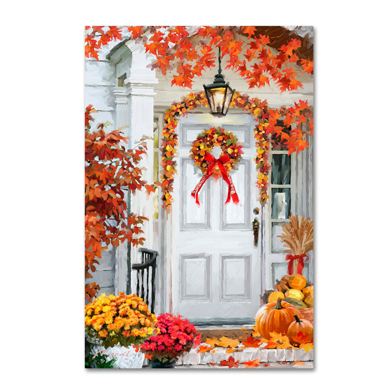 Armand «Fall Decorations», reproduction sur toile, H 19 po x l 12 po x P 2 po