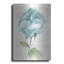 Art mural luxueux en métal «Antique Floral 2 Blue Vintage» par Wild Apple, 12 po x 16 po