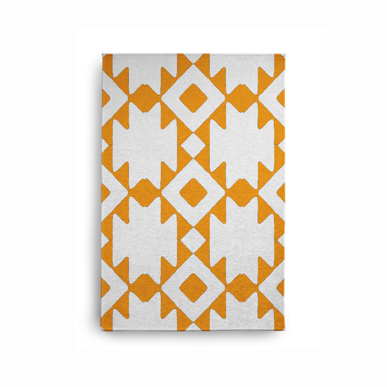Chenille Geometric Indoor Rug