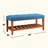 Fabric Upholstered Bench With Open Storage-1078887706