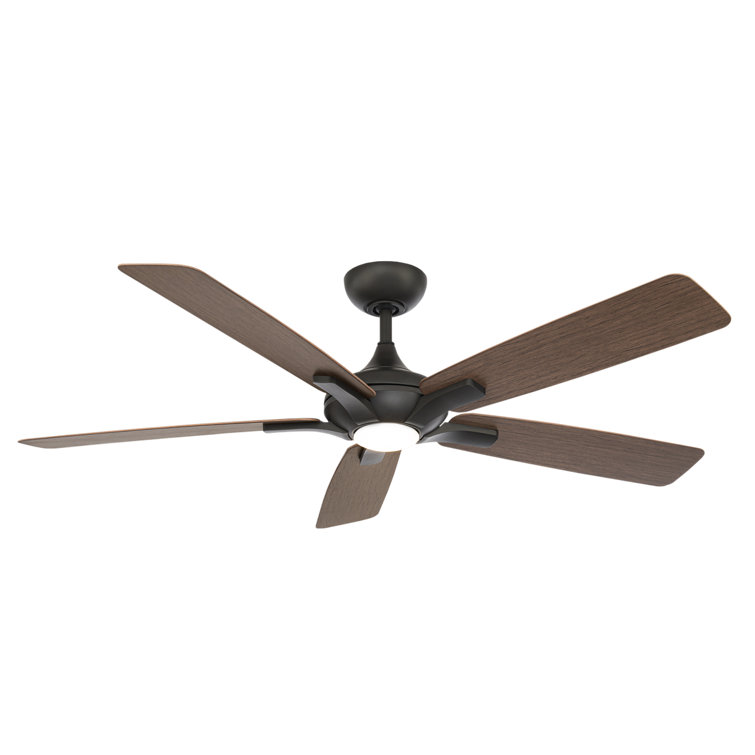 60 Mykonos 5 - Blade Smart Ceiling Fan with LED Light Kit and Remote Control Included, Works With Alexa and iOS or Android App