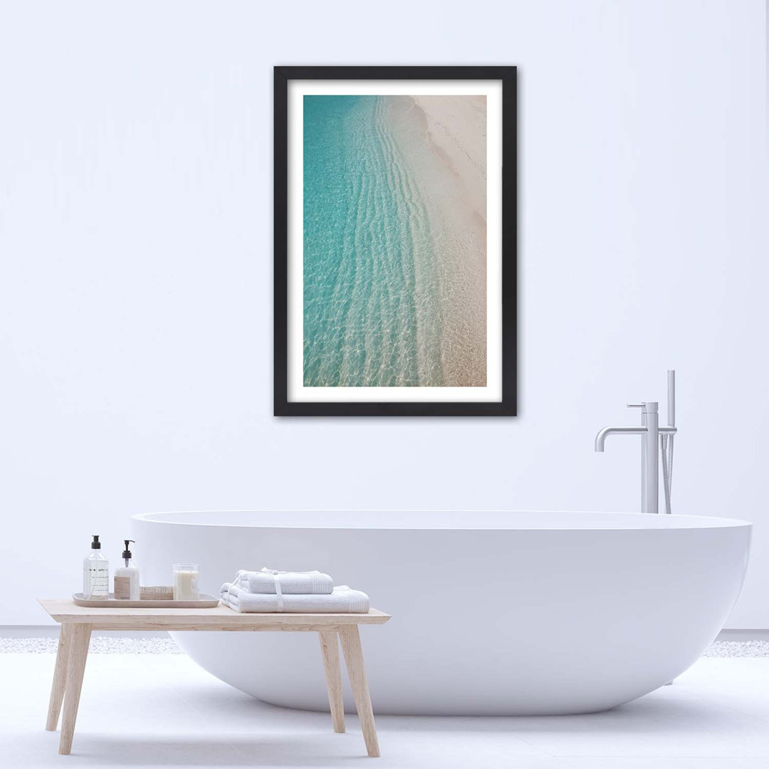 Leinwandbild Picture In Frame, Seashore In Summer