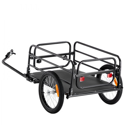 Remorque de cargaison de vélo, capacité de charge de 160 lb, chariot de chariot de vélo robuste