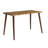 Scandinavian Study Desk, 43.3 x 28.7 x 23.6 Inches | 100% Pine Solid Wood with Beech Wood Legs | Environmentally Friendly, Easy Assembly | Elegant Oak Finish, Perfect for Home Office & Modern Workspaces
