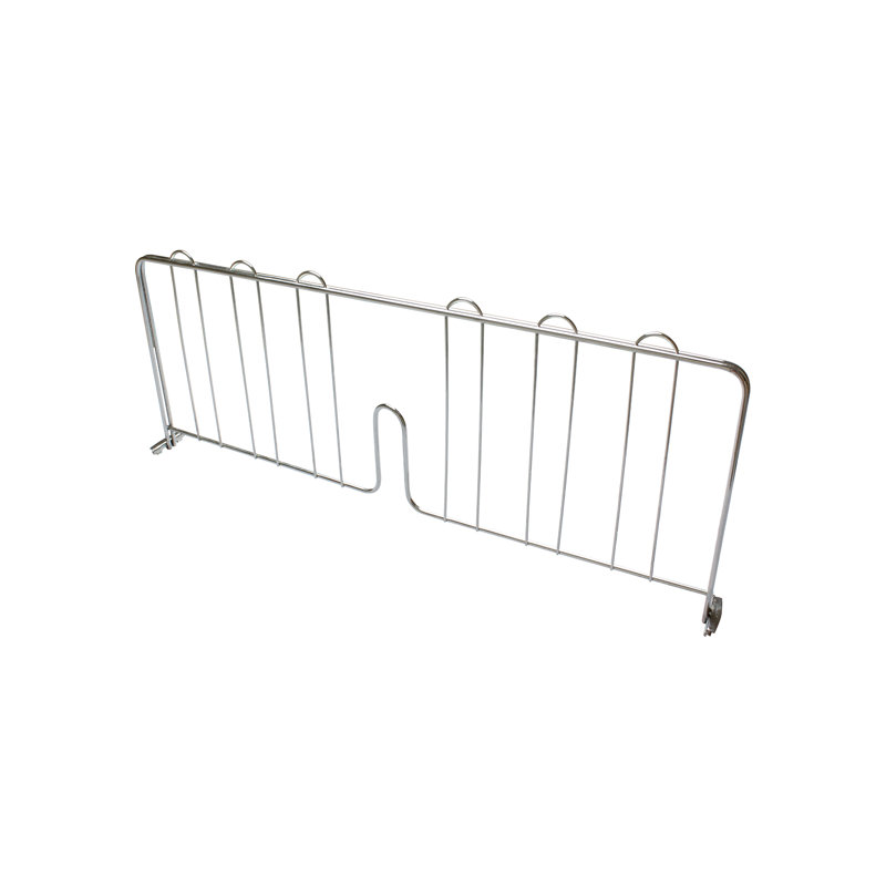 Séparateur de tablettes à pression, Chrome, H 9,5 po x l 2,13 po x P 24,38 po
