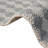 Bubble Argyle Loop Pile Weave Ivory/Grey Wool Area Rug By Tufty Home-81281404