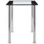 Lucette Glass Top Metal Base Dining Table