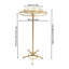 Lazarro 23.62'' Adjustable and Rotating Iron Clothing Rack-1242360819