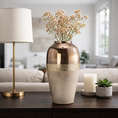 Madeley Textured Glass Table Vase