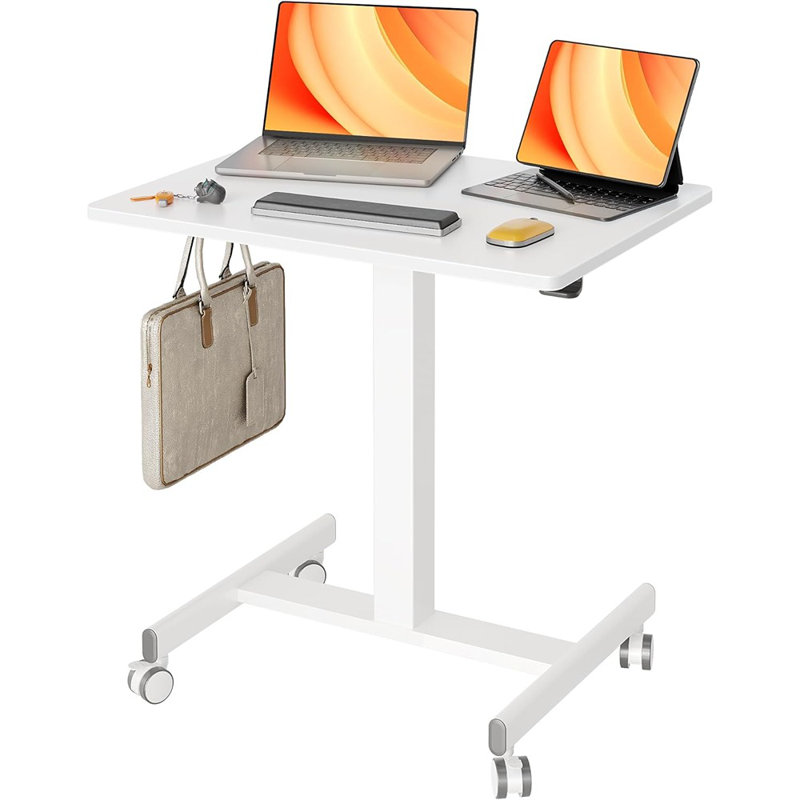 Standing Desk, Small Rolling Standing Desk, Mobile...