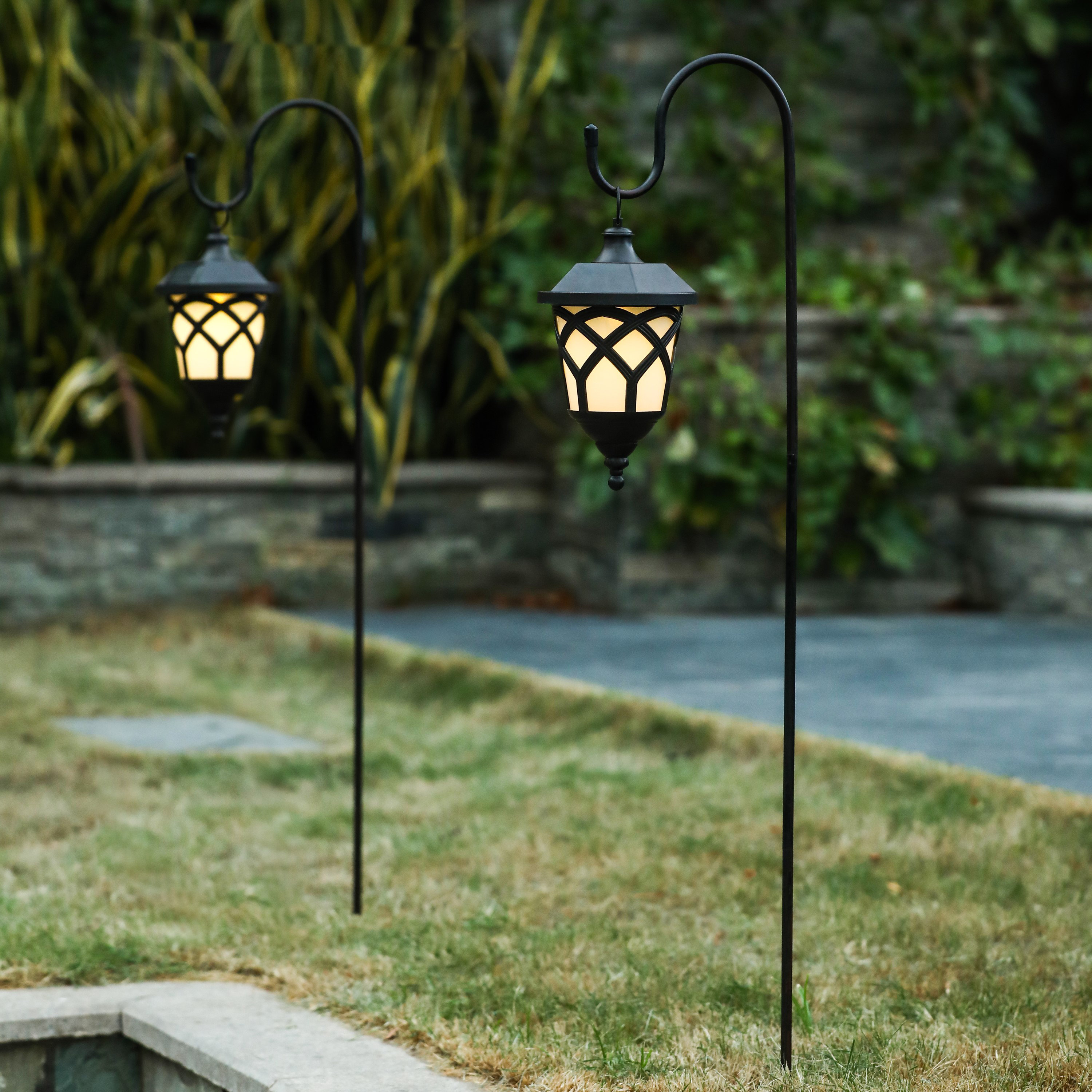 Luxen Home Brown/White Low Voltage Solar Powered Integrated LED Pathway Light  Pack  Reviews Wayfair Canada
