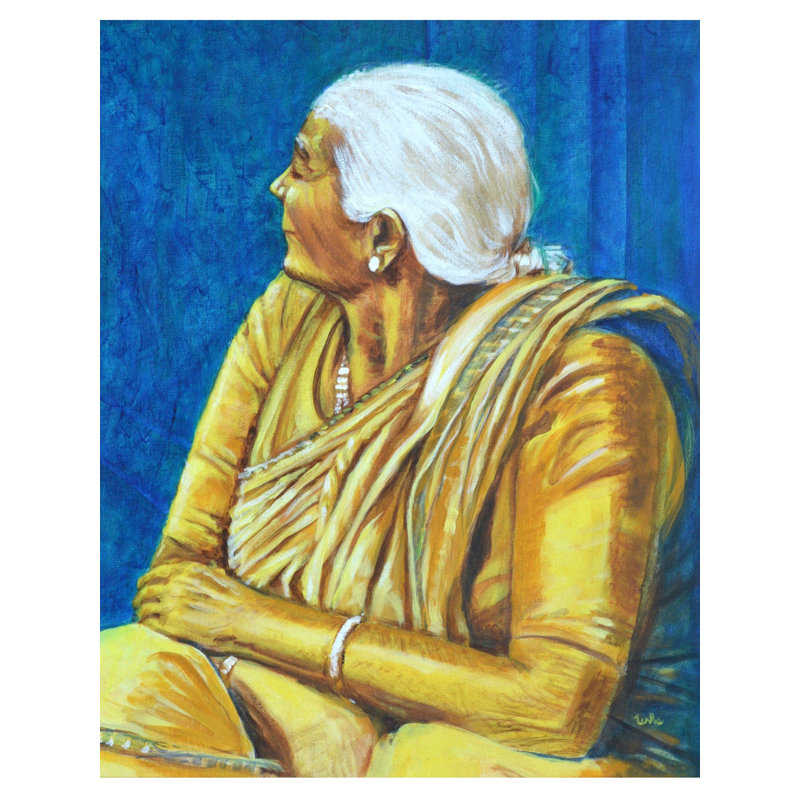 Âge d'or - peinture acrylique | Acrylique sur toile | Par Usha Shantharam