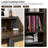 Ahmik Accent Cabinet with PE Rattan for Entryway With Adjustable Shelf 30.9" Sideboard