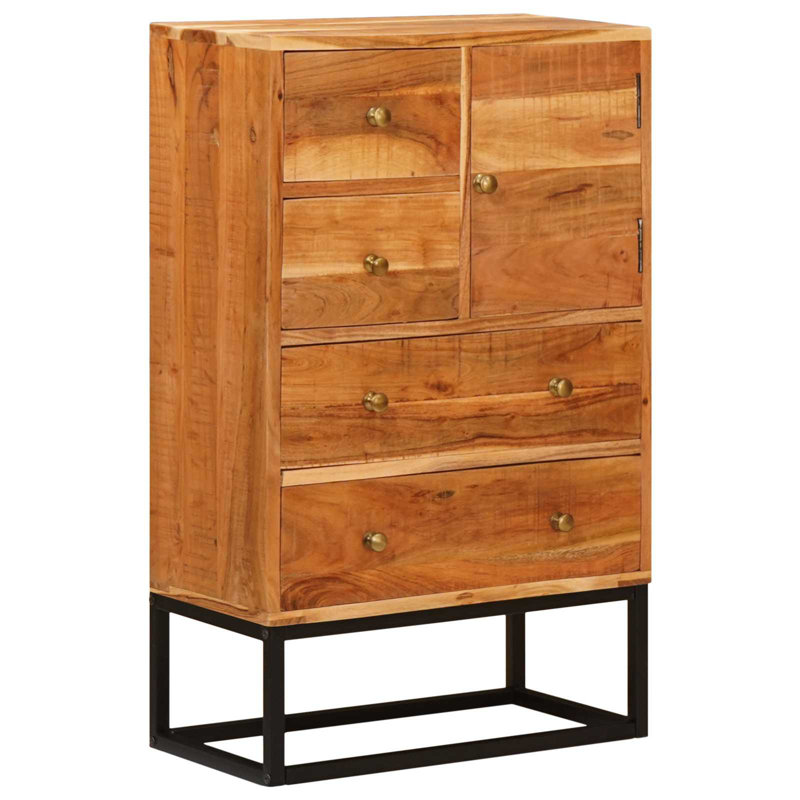 Solid Wood Rectangle Accent Chest