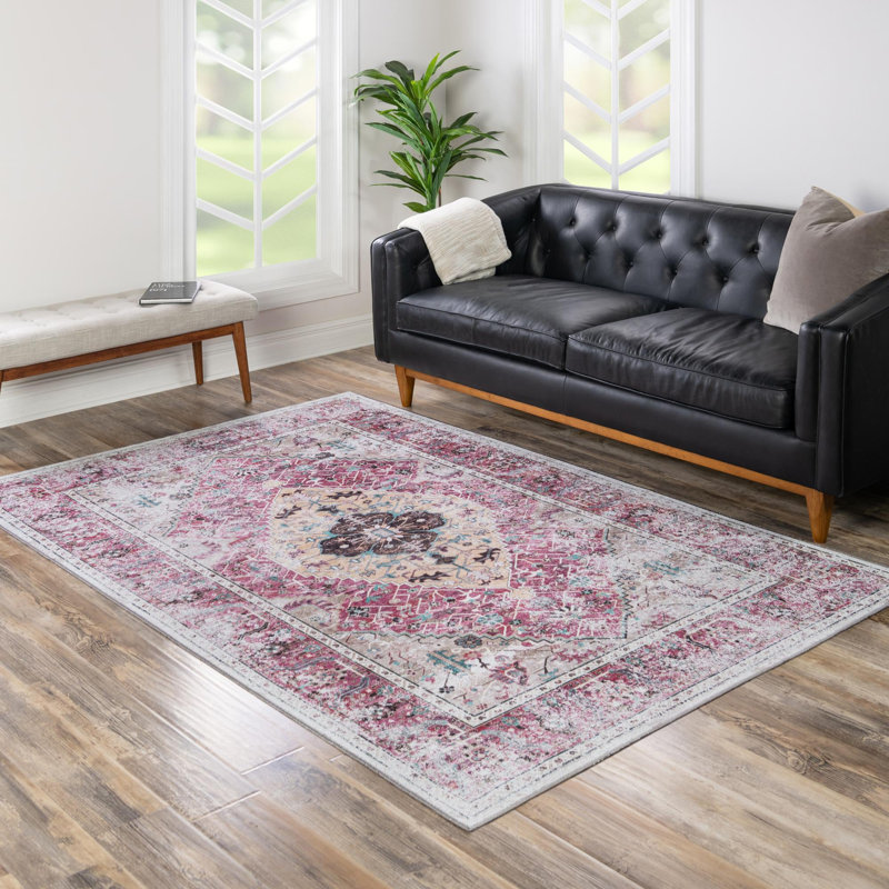 Njay Oriental Indoor Rug, Rectangle 7'10" x 10'