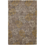 Seasons Floral Area Rug in Green