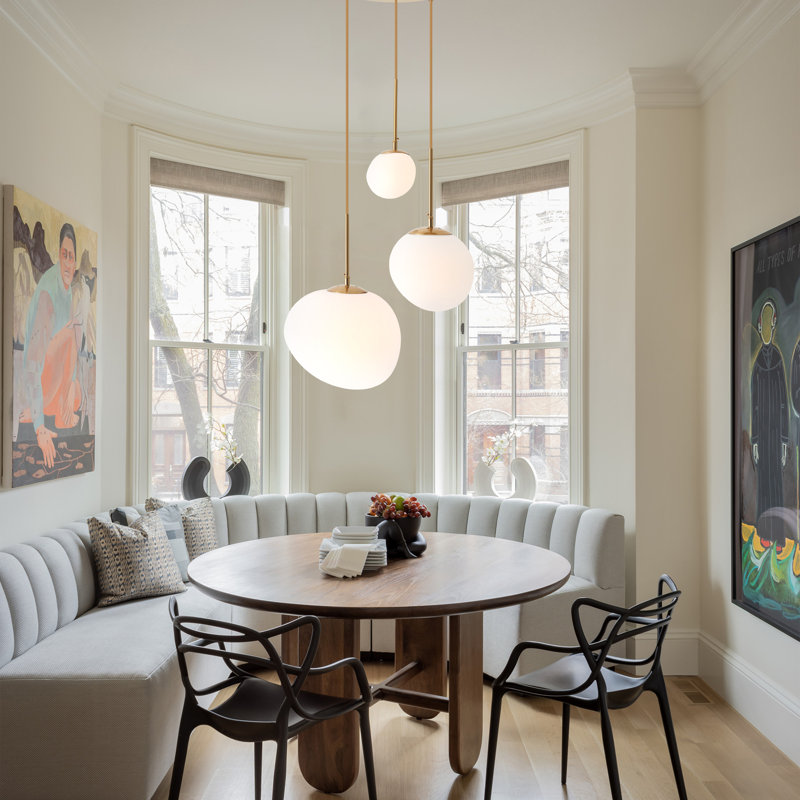 Kessell 3 - Light Geometric Chandelier With Light Bulbs