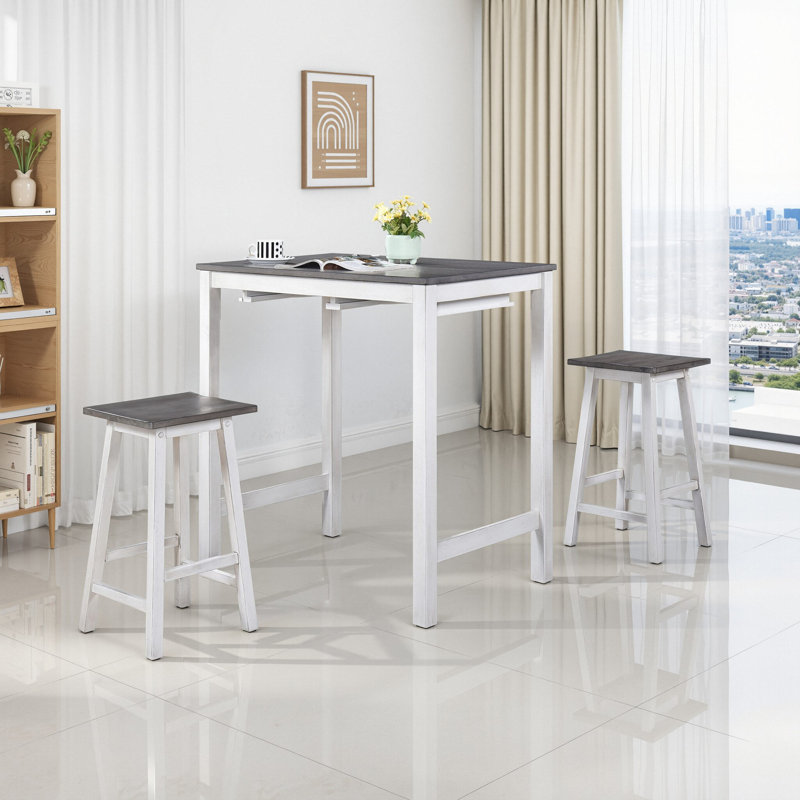 Tabouret suspendu 3 pièces facile à nettoyer pour les petits espaces