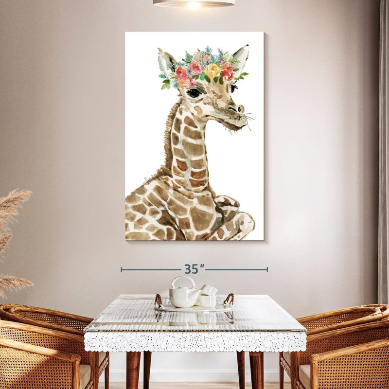 Brampt Savannah Giraffe, 51" H x 34" W