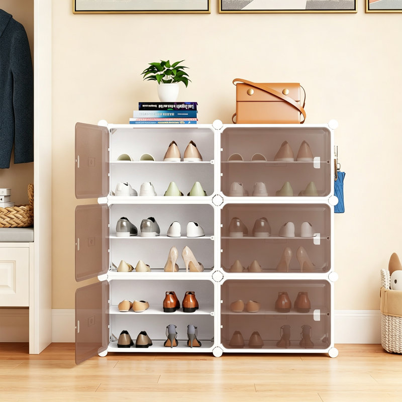 24 Pair Shoe Storage Cabinet