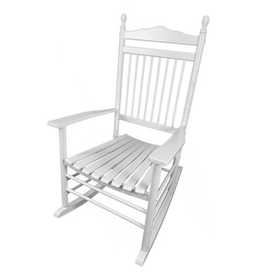 Chaise berçante balcon pour adulte - blanc