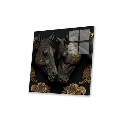 " Gilded Love, Horses " by Spacescapes
