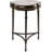 Plattekill Genuine Marble 3 Legs End Table