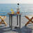 Patio Round Metal Side Table-2062291736