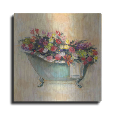 " Bathtub Bouquet I " by Carol Rowan
