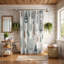 Scandinavian Winter Art - Rideau de douche standard 1 pièce-393228899