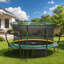 Trampoline 14 pi Springfree No Gap avec cordes élastiques pour une expérience de rebondissement sécuritaire, silencieuse et douce