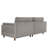 Vontavious 90.3'' Square Arms Sofa-1466095407