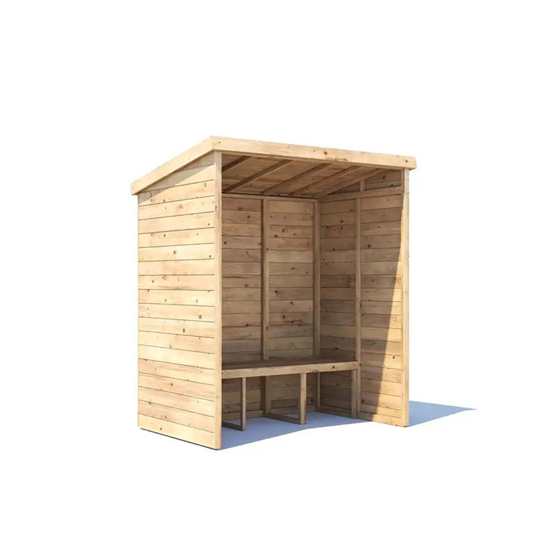 Dunster House Garden Arbour With Pent Roof, Pressure Treated, Compact Stylish Shelter, Apocallipo