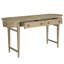Rosebank Mahogany Wood Oval Trestle Console Table - 68 In. W X 32 In. H
