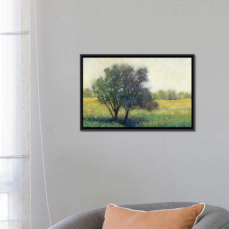 « debout autonome », reproduction sur toile, H 18 po x l 26 po x P 1,5 po, Toile avec cadre noir, Pas de tapis