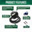 Black Low Voltage Integrated LED Deck Light Pack