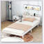 Structure de lit plateforme moderne avec ports USB-1013387051