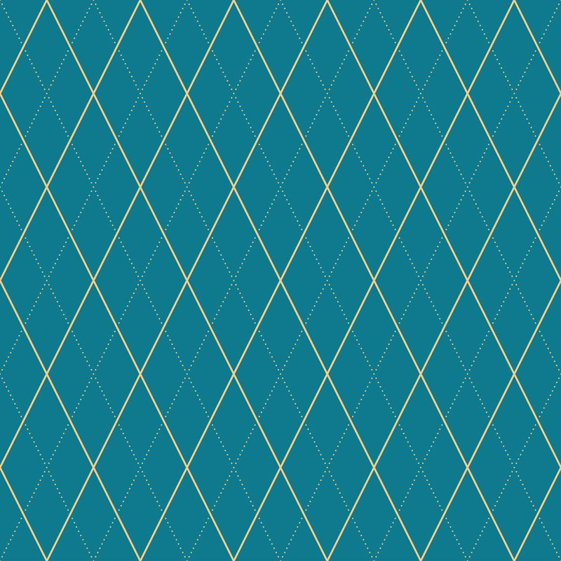 Carreau de papier peint adhésif Wava, Bleu foncé, L 10,5 po x l 24 po