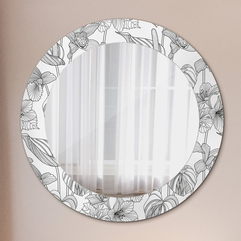 Huldar Glass Flat Wall Mirror