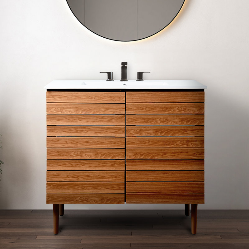Ensemble de meuble-lavabo simple 36 po Aubert, Brun