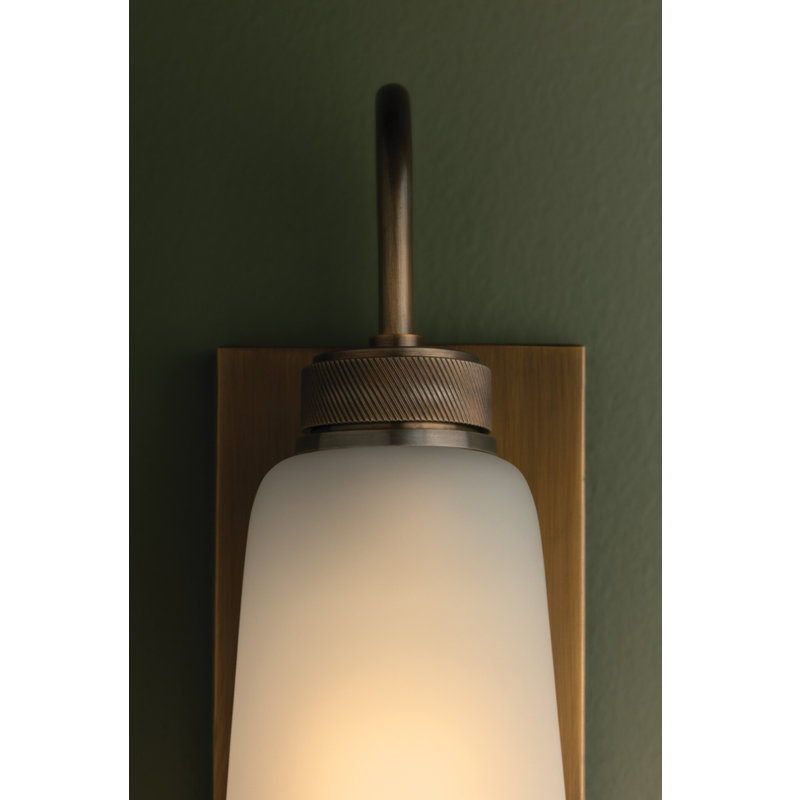 Troy Lighting Gulliver 4.75 inch wide 1 Light Wall Sconce in Patina Brass