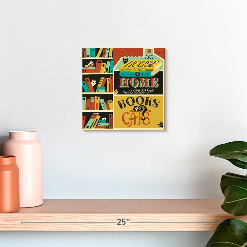 Maison Senne pour livres et chats, H 10 po x l 10 po