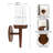 Shae 13" Modern Wood Wall Sconce-109049433