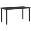 5 Piece Garden Dining Set Poly Rattan-301119003